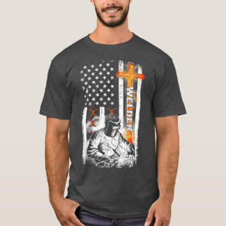 Schweissmaterial für die amerikanische Flagge T-Shirt