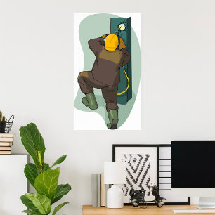 Schweißnahtplatten Poster