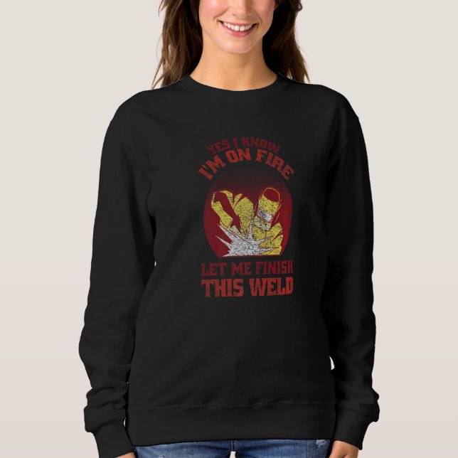 Schweißschweißen 1 sweatshirt (Vorderseite)