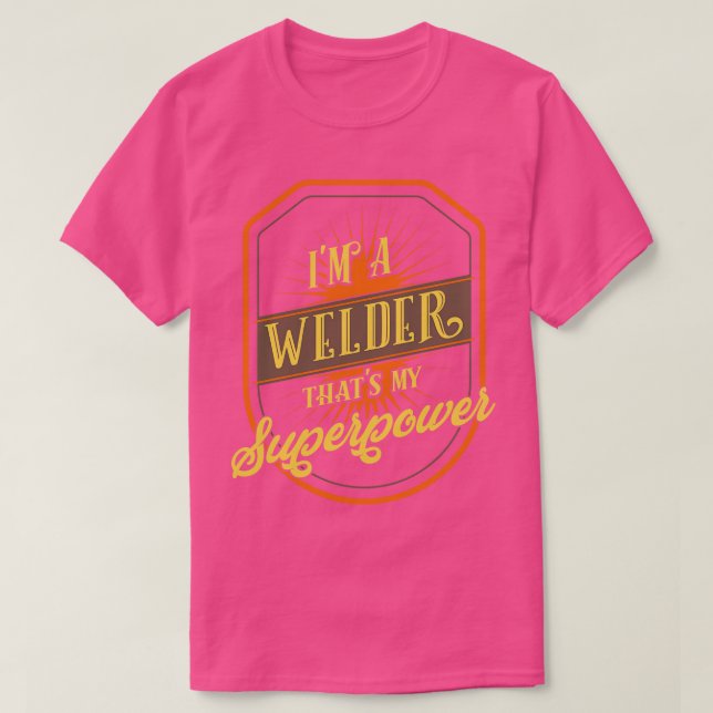 Schweißschweißen T-Shirt (Design vorne)