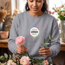 Schweißshirt mit Logo - zentrale Brustplatzierung
