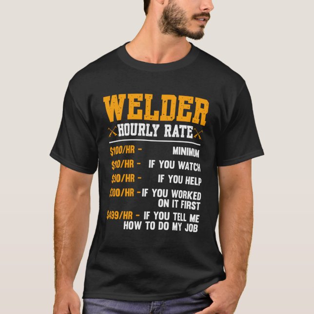 Schweißstundenschweißung T-Shirt (Vorderseite)