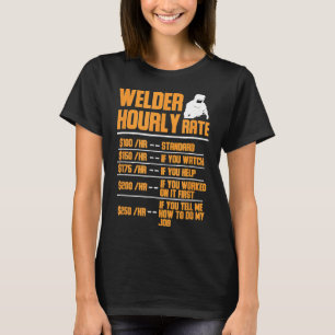 Schweissstündliche Schweissgeschenke für Metallwei T-Shirt