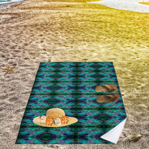 Schweißtiefen Strandtuch