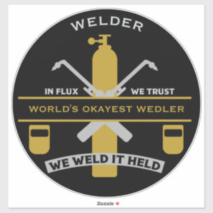 Schweißwitz-Geschenk Aufkleber