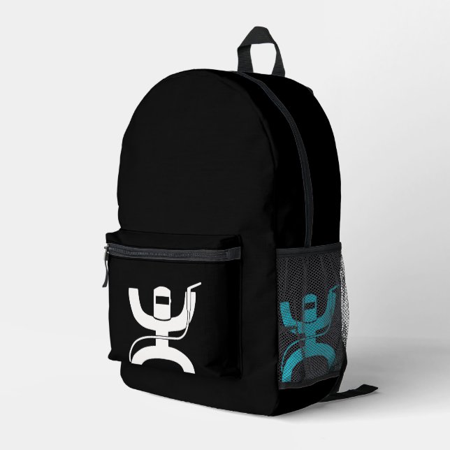 Schweißzubehör Bedruckter Rucksack (Rückseitige Ecke Rechts)