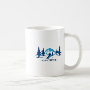 Schweitzer Idaho-Skigebiet Skifahren Skifahrer  Kaffeetasse