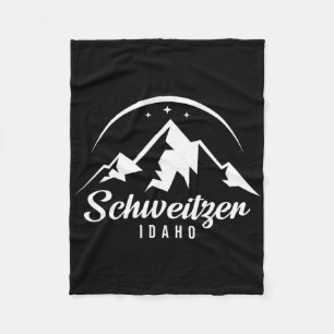 Schweitzer Idaho Skigebiet Snowboarden Fleecedecke