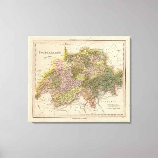 Schweiz 13 leinwanddruck (Vorderseite)