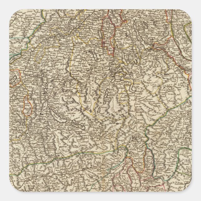 Schweiz 13 quadratischer aufkleber (Vorderseite)