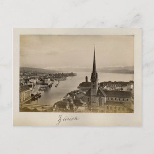 Schweiz 1908, Zürich Postkarte