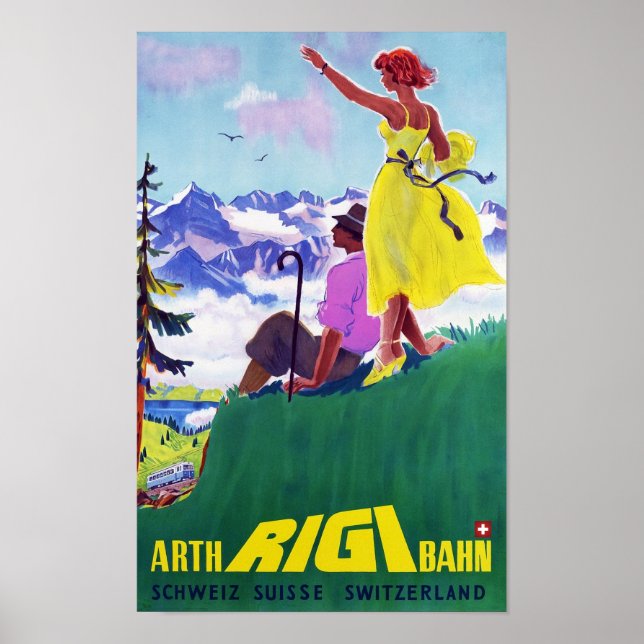 " Schweiz: 2022/heute - Arth Rigi Bahn Sommer ...  Poster (Vorne)