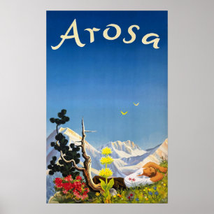 " Schweiz: 2022/heute Graubünden - Arosa Sommer... Poster