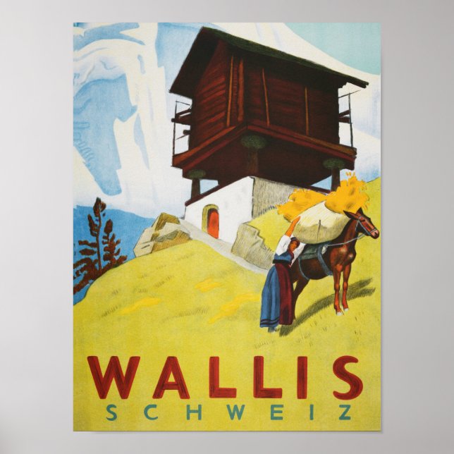 " Schweiz: 2022/heute - Kt. Wallis Sommer Reise.. Poster (Vorne)