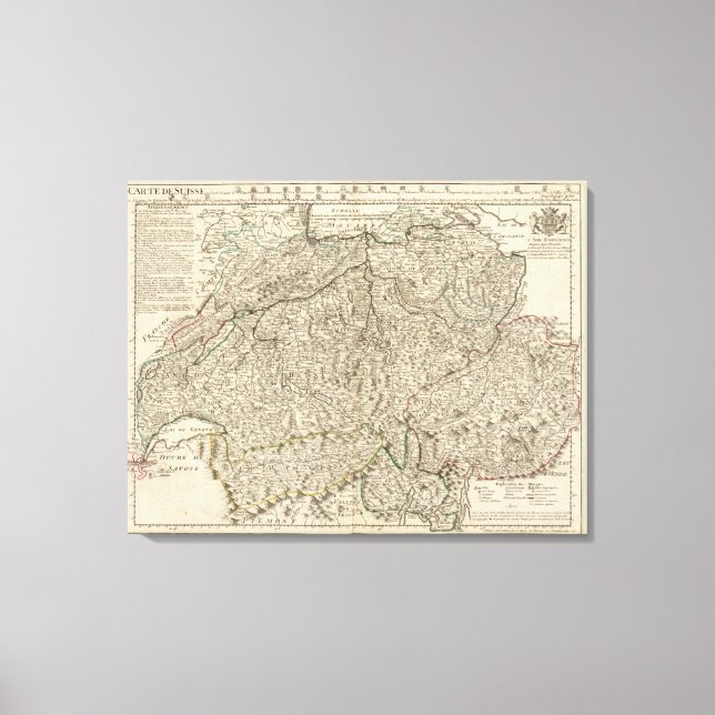 Schweiz 23 leinwanddruck (Vorderseite)