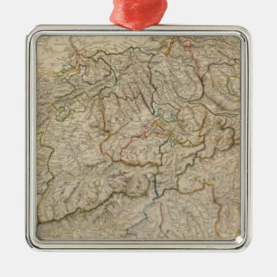 Schweiz 7 silbernes ornament