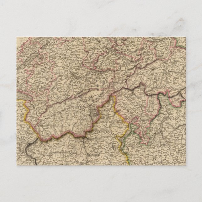 Schweiz, Alpen Postkarte (Vorderseite)