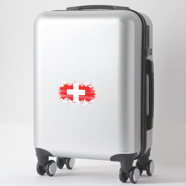 Schweiz Aufkleber (Koffer)