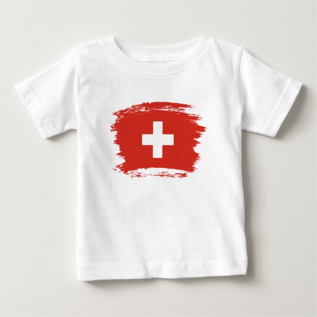 Schweiz Baby T-shirt (Vorderseite)