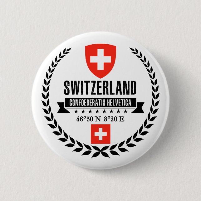 Schweiz Button (Vorderseite)