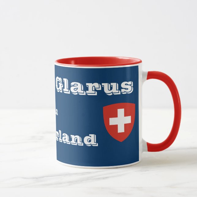 Schweiz:  Canton Glarus Tasse (Rechts)