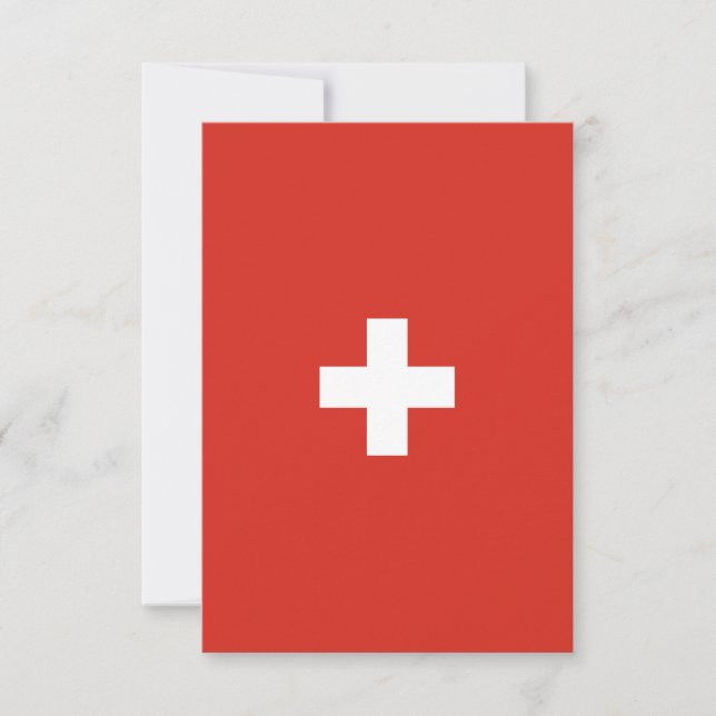 Schweiz Dankeskarte (Vorderseite)