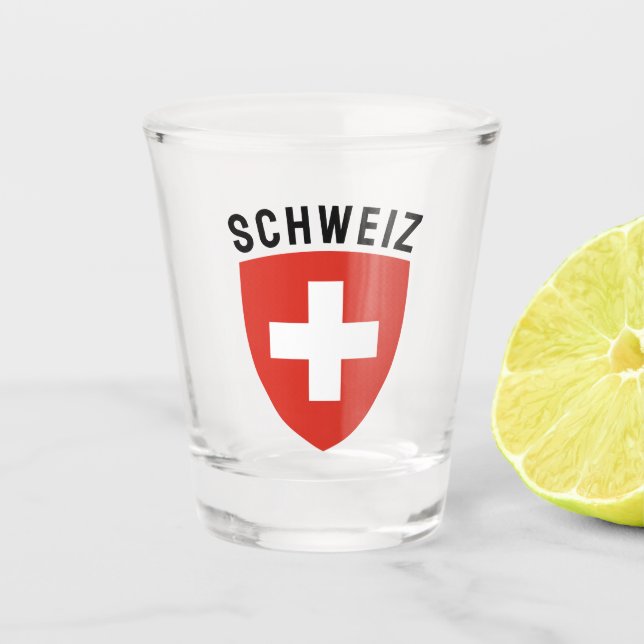 Schweiz (Deutschsprachige Schweiz) Schnapsglas (Vorderseite)