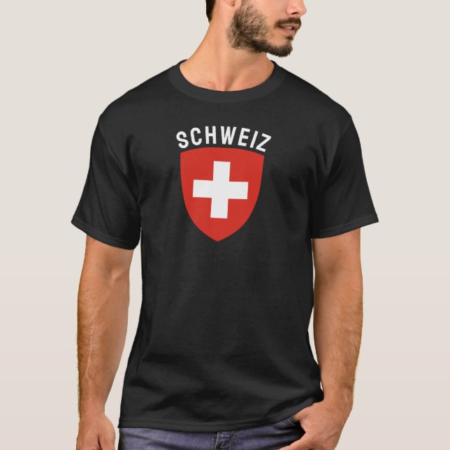 Schweiz (Deutschsprachige Schweiz) T-Shirt (Vorderseite)