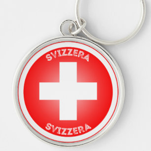 Schweiz-Erbe-Emblem Schlüsselanhänger