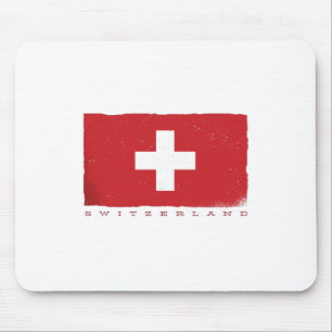 SCHWEIZ-Fahne für Schweizer Lover Mousepad