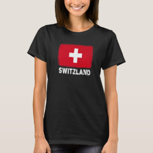 Schweiz Fahne Unterstützung Schweizerische Volksfr T-Shirt