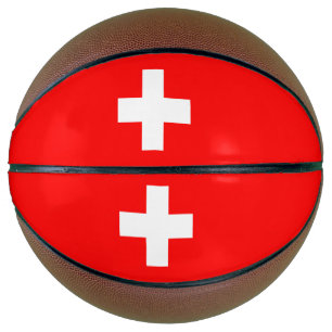 Schweiz Flagge Basketball