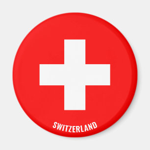 Schweiz Flagge Charming Patriotic Magnet