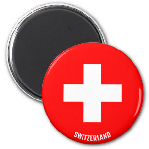 Schweiz Flagge Charming Patriotic Magnet