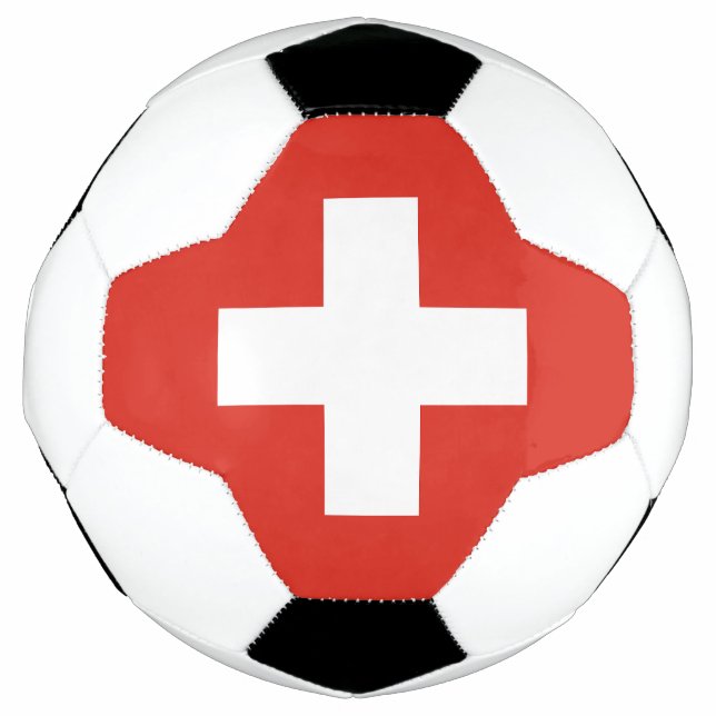Schweiz Flagge Fußball (Vorderseite)