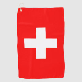 Schweiz Flagge / Golf Schweiz / Sport Zürich Golfhandtuch