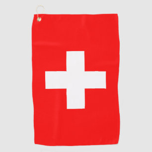 Schweiz Flagge / Golf Schweiz / Sport Zürich Golfhandtuch