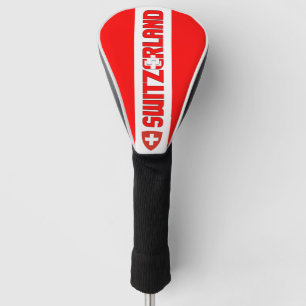 Schweiz Flagge Gorgetic Patriotic Golf Headcover