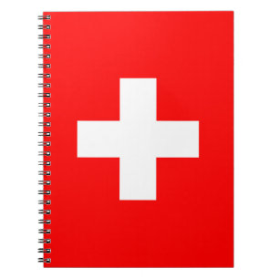 Schweiz Flagge Notizblock
