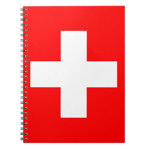 Schweiz Flagge Notizblock