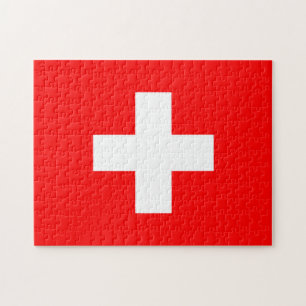 Schweiz Flagge Puzzle