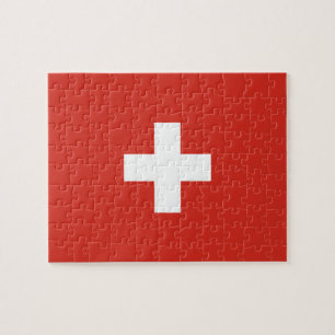 Schweiz Flagge Puzzle