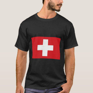 Schweiz Flagge Schweizer Bekleidung Wandern Skifah T-Shirt