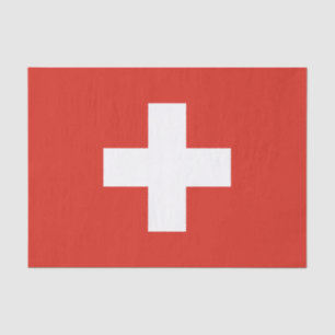 Schweiz Flagge Seidenpapier