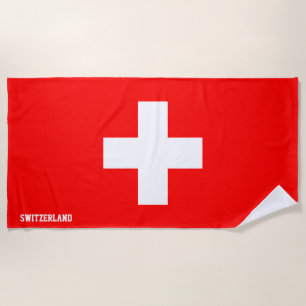 Schweiz Flagge Splendid Patriotic Strandtuch