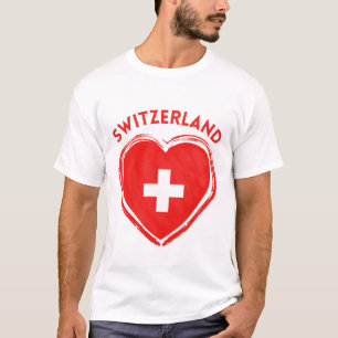 Schweiz Flagge T-Shirt