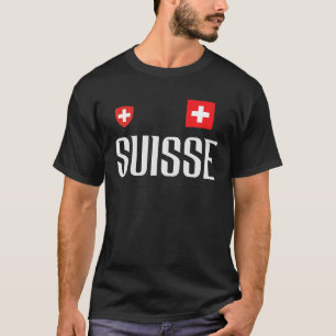 Schweiz Flaggen Suisse Fußball Fan Männer Wo T-Shirt