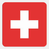 Schweiz Flaggenaufkleber
