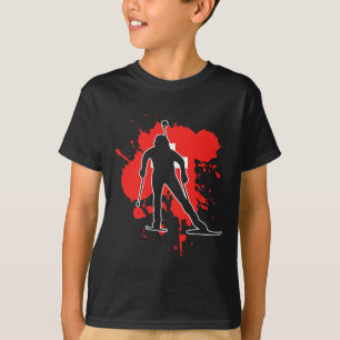 Schweiz Flaggenbiathlonist - Biathlon Schweiz 1 T-Shirt