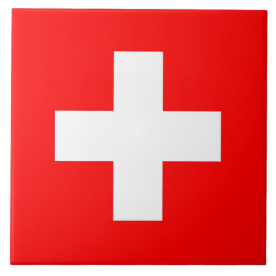 Schweiz Flaggenliste Fliese
